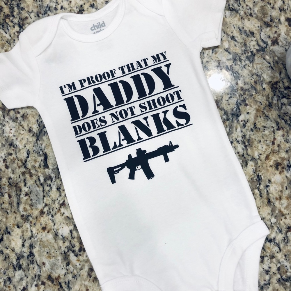 Handmade baby onesie